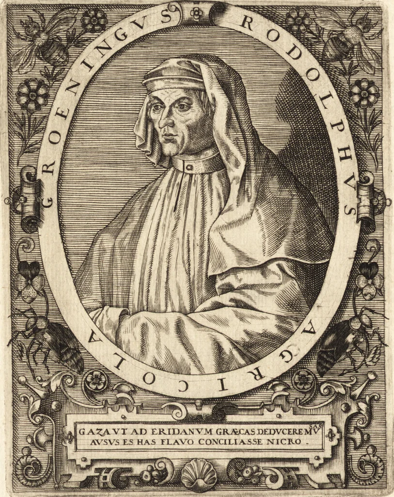 An illustration from Icones qvinqvaginta virorvm illustrium, doctrina & eruditione praestantium, 1597, leaf 179