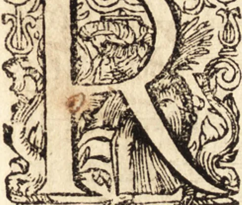 An illustration from Icones qvinqvaginta virorvm illustrium, doctrina & eruditione praestantium, 1597, leaf 210