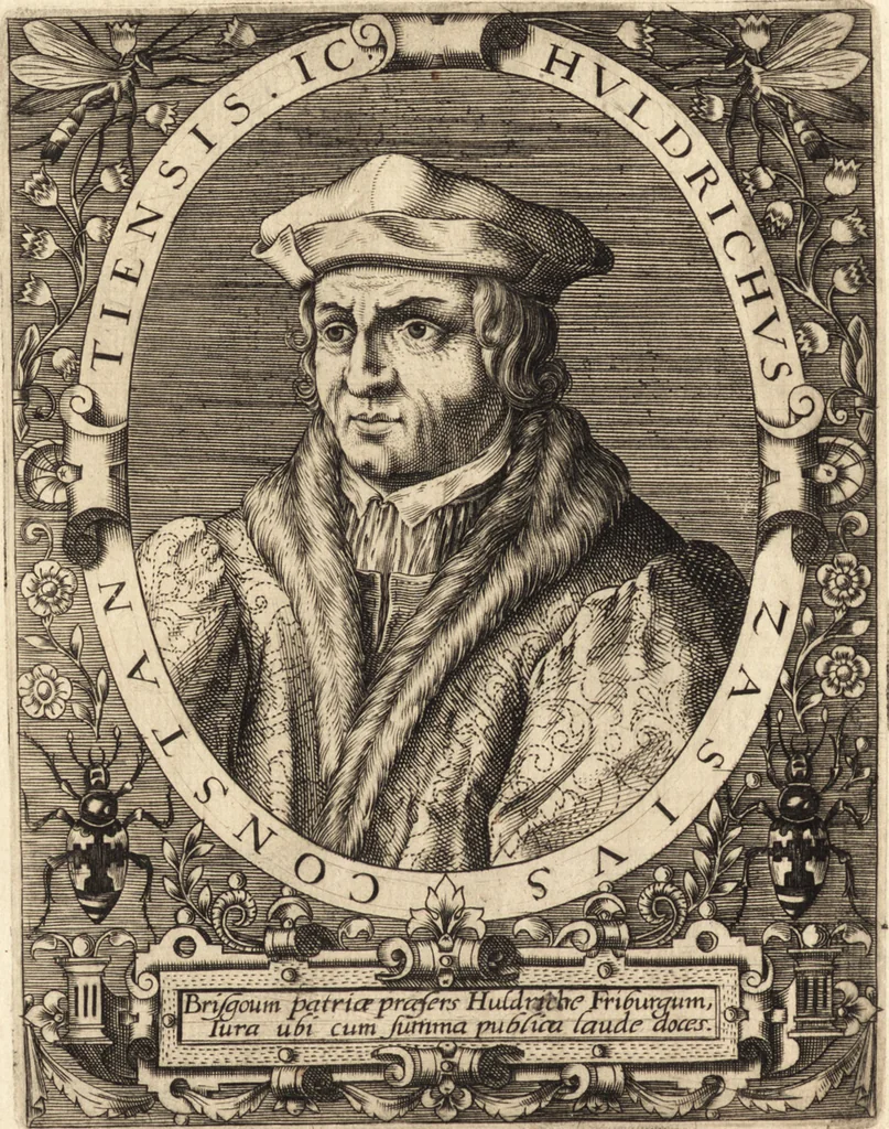 An illustration from Icones qvinqvaginta virorvm illustrium, doctrina & eruditione praestantium, 1597, leaf 223