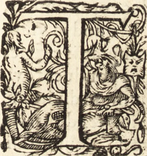 An illustration from Icones qvinqvaginta virorvm illustrium, doctrina & eruditione praestantium, 1597, leaf 24