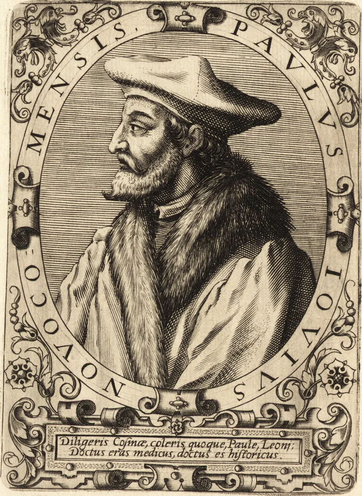 An illustration from Icones qvinqvaginta virorvm illustrium, doctrina & eruditione praestantium, 1597, leaf 243