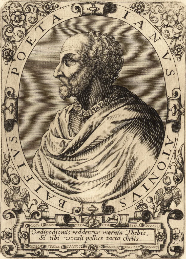 An illustration from Icones qvinqvaginta virorvm illustrium, doctrina & eruditione praestantium, 1597, leaf 291