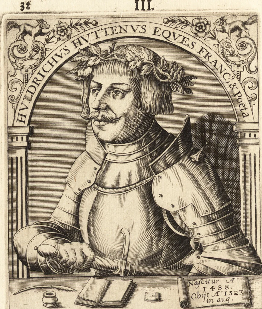 An illustration from Icones qvinqvaginta virorvm illustrium, doctrina & eruditione praestantium, 1597, leaf 333