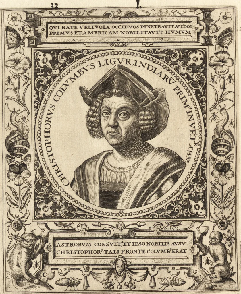 An illustration from Icones qvinqvaginta virorvm illustrium, doctrina & eruditione praestantium, 1597, leaf 39