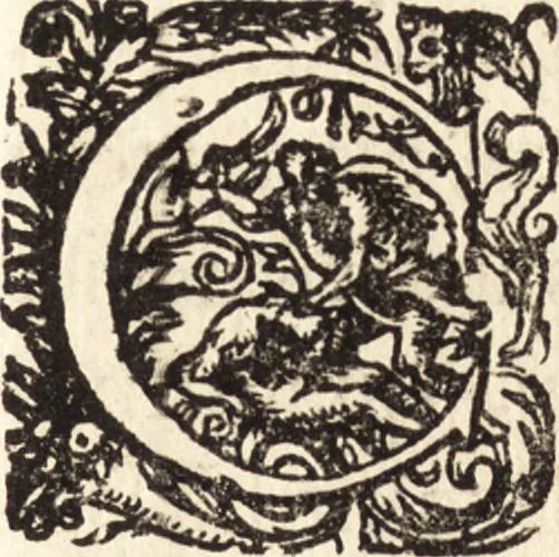 An illustration from Icones qvinqvaginta virorvm illustrium, doctrina & eruditione praestantium, 1597, leaf 40