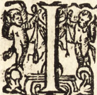 An illustration from Icones qvinqvaginta virorvm illustrium, doctrina & eruditione praestantium, 1597, leaf 416