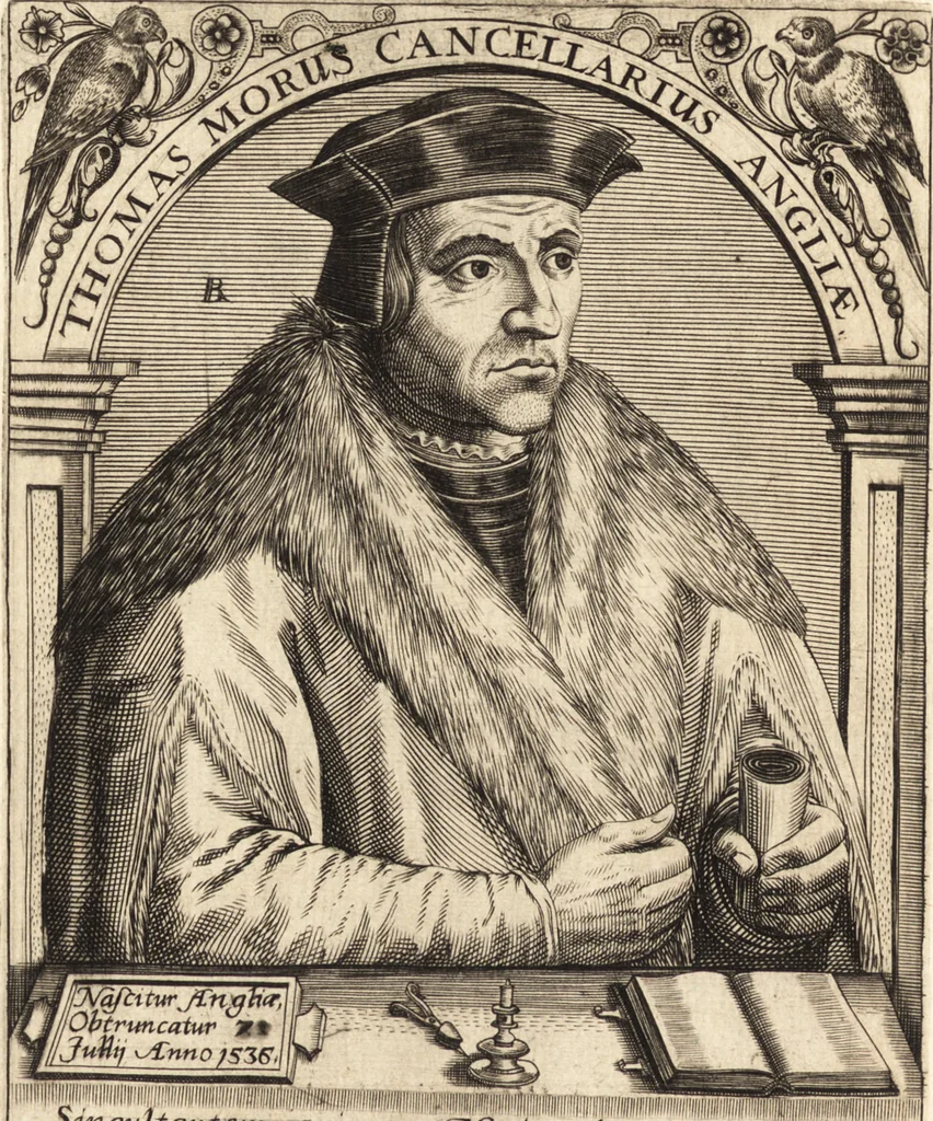 An illustration from Icones qvinqvaginta virorvm illustrium, doctrina & eruditione praestantium, 1597, leaf 421