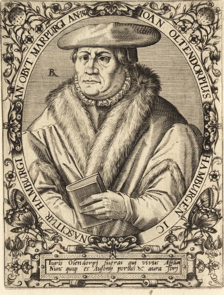 An illustration from Icones qvinqvaginta virorvm illustrium, doctrina & eruditione praestantium, 1597, leaf 439
