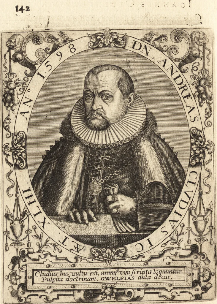 An illustration from Icones qvinqvaginta virorvm illustrium, doctrina & eruditione praestantium, 1597, leaf 443