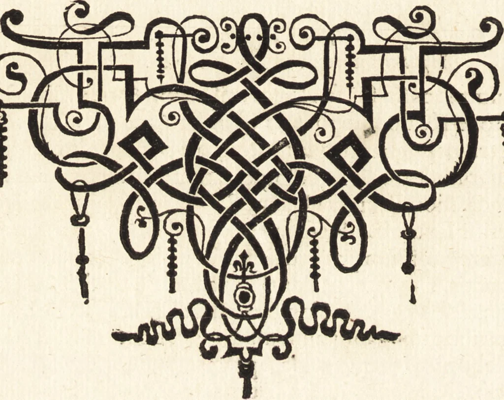 An illustration from Icones qvinqvaginta virorvm illustrium, doctrina & eruditione praestantium, 1597, leaf 489