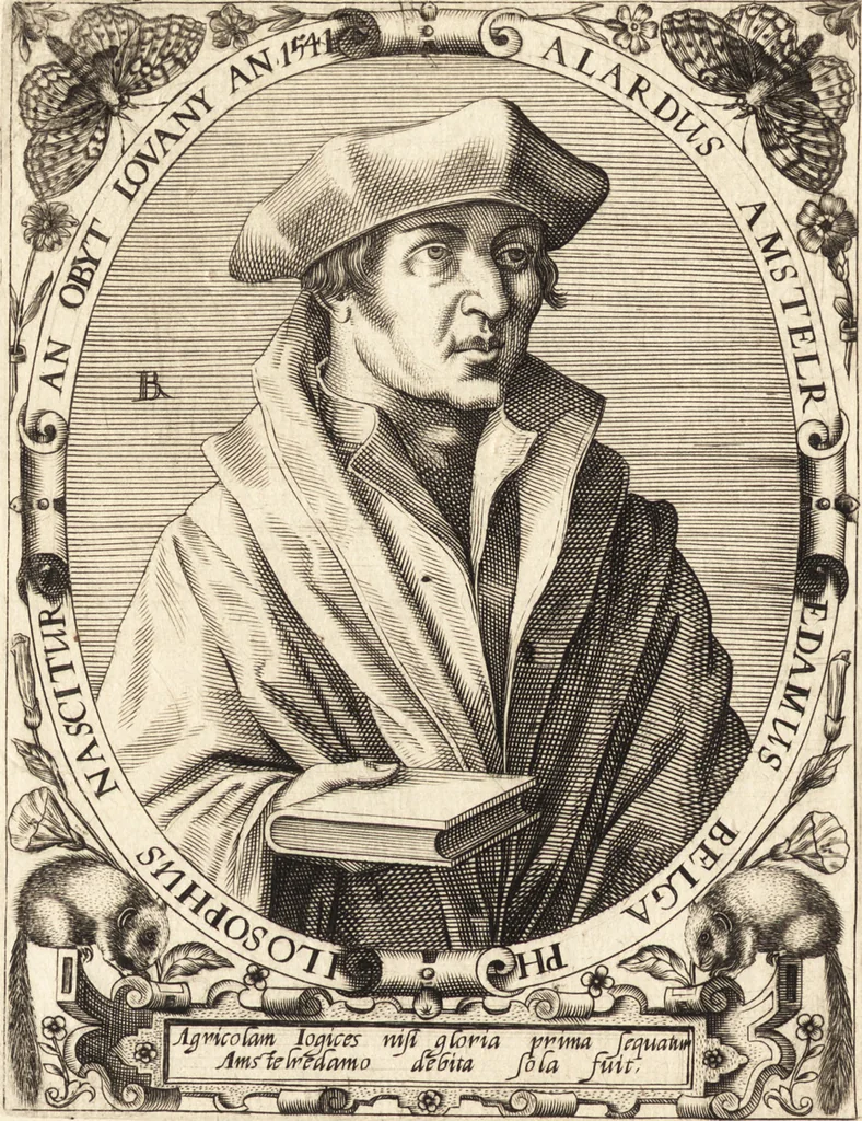 An illustration from Icones qvinqvaginta virorvm illustrium, doctrina & eruditione praestantium, 1597, leaf 511