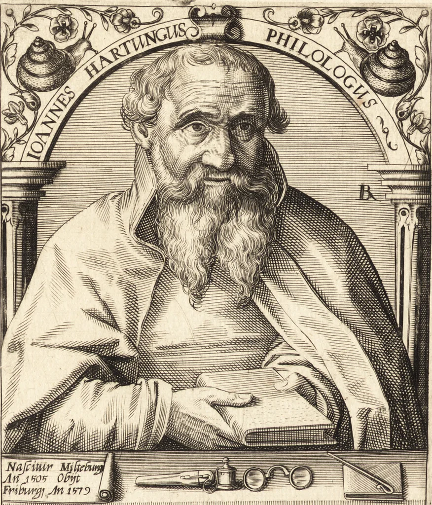 An illustration from Icones qvinqvaginta virorvm illustrium, doctrina & eruditione praestantium, 1597, leaf 519