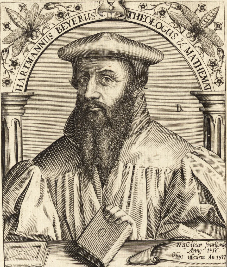 An illustration from Icones qvinqvaginta virorvm illustrium, doctrina & eruditione praestantium, 1597, leaf 539