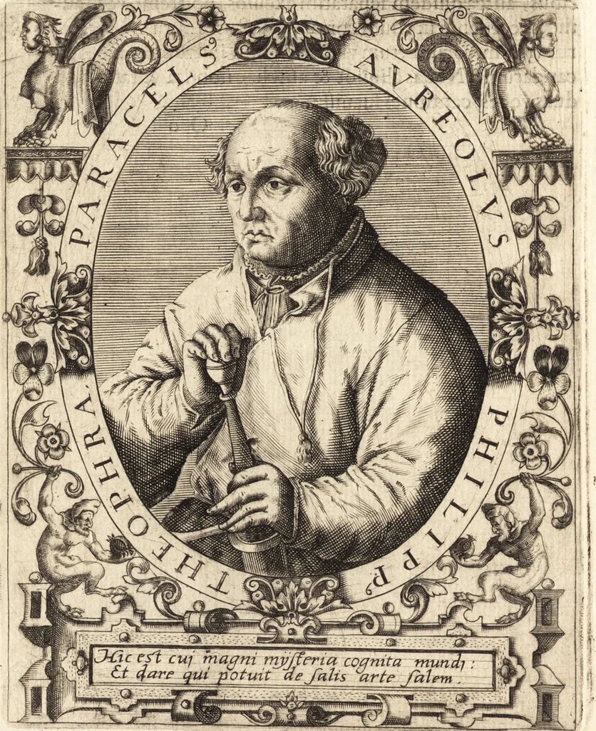 An illustration from Icones qvinqvaginta virorvm illustrium, doctrina & eruditione praestantium, 1597, leaf 591