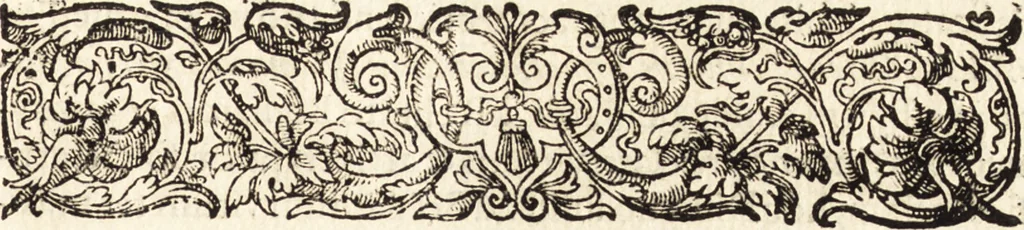 An illustration from Icones qvinqvaginta virorvm illustrium, doctrina & eruditione praestantium, 1597, leaf 10