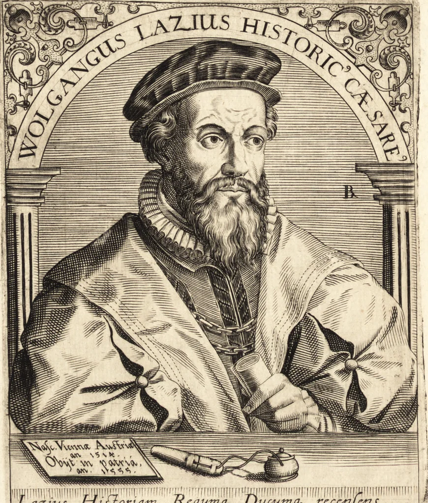 An illustration from Icones qvinqvaginta virorvm illustrium, doctrina & eruditione praestantium, 1597, leaf 121