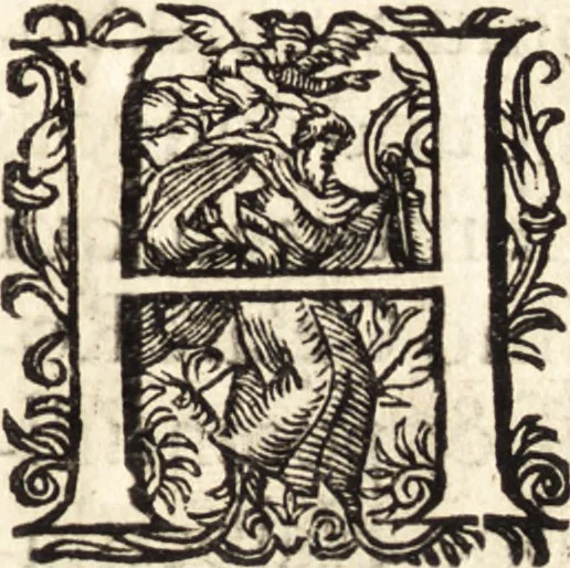 An illustration from Icones qvinqvaginta virorvm illustrium, doctrina & eruditione praestantium, 1597, leaf 134