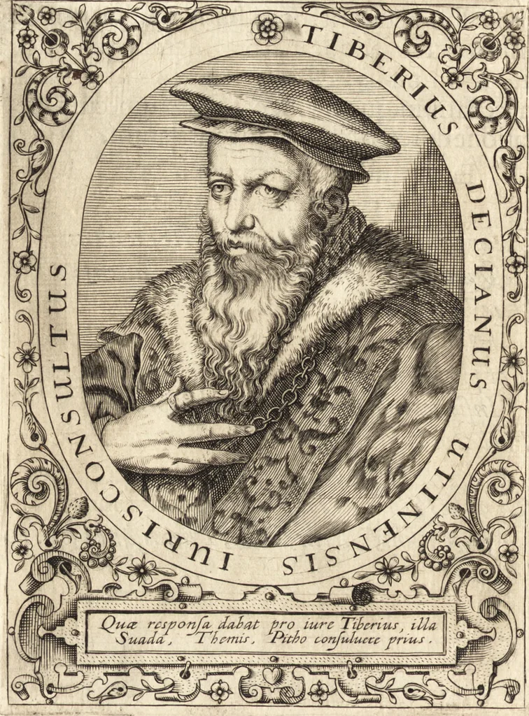 An illustration from Icones qvinqvaginta virorvm illustrium, doctrina & eruditione praestantium, 1597, leaf 151