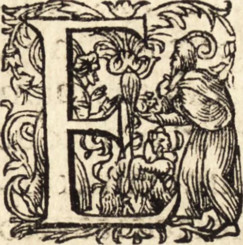 An illustration from Icones qvinqvaginta virorvm illustrium, doctrina & eruditione praestantium, 1597, leaf 152