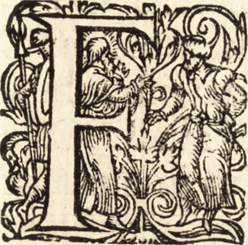An illustration from Icones qvinqvaginta virorvm illustrium, doctrina & eruditione praestantium, 1597, leaf 156