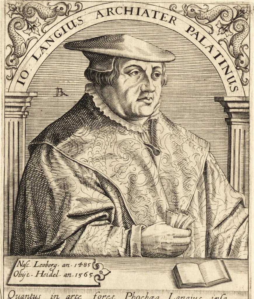 An illustration from Icones qvinqvaginta virorvm illustrium, doctrina & eruditione praestantium, 1597, leaf 173