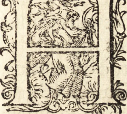 An illustration from Icones qvinqvaginta virorvm illustrium, doctrina & eruditione praestantium, 1597, leaf 220