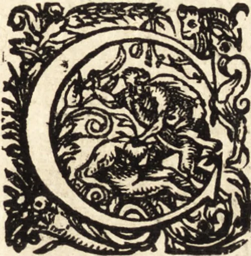 An illustration from Icones qvinqvaginta virorvm illustrium, doctrina & eruditione praestantium, 1597, leaf 258