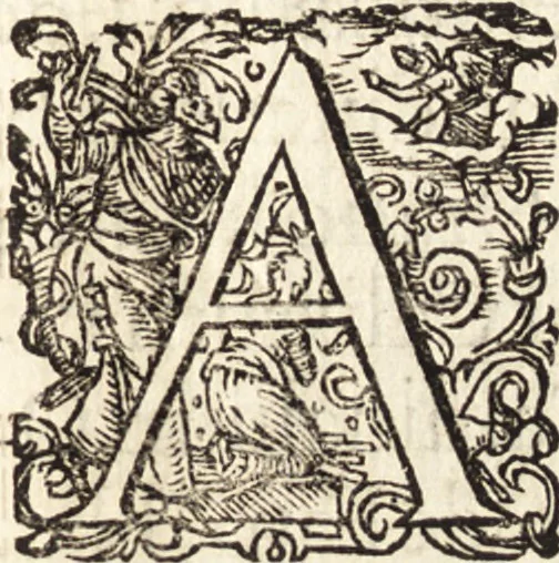 An illustration from Icones qvinqvaginta virorvm illustrium, doctrina & eruditione praestantium, 1597, leaf 26