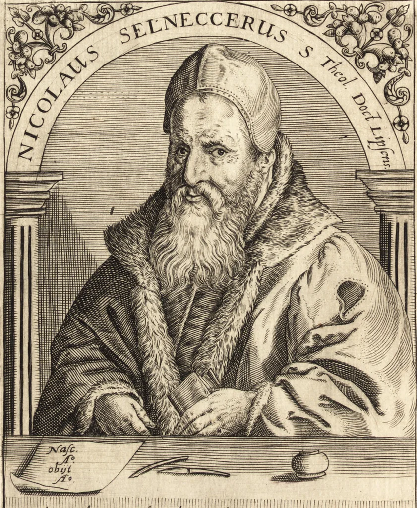 An illustration from Icones qvinqvaginta virorvm illustrium, doctrina & eruditione praestantium, 1597, leaf 293