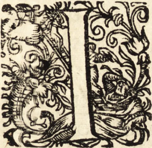 An illustration from Icones qvinqvaginta virorvm illustrium, doctrina & eruditione praestantium, 1597, leaf 34