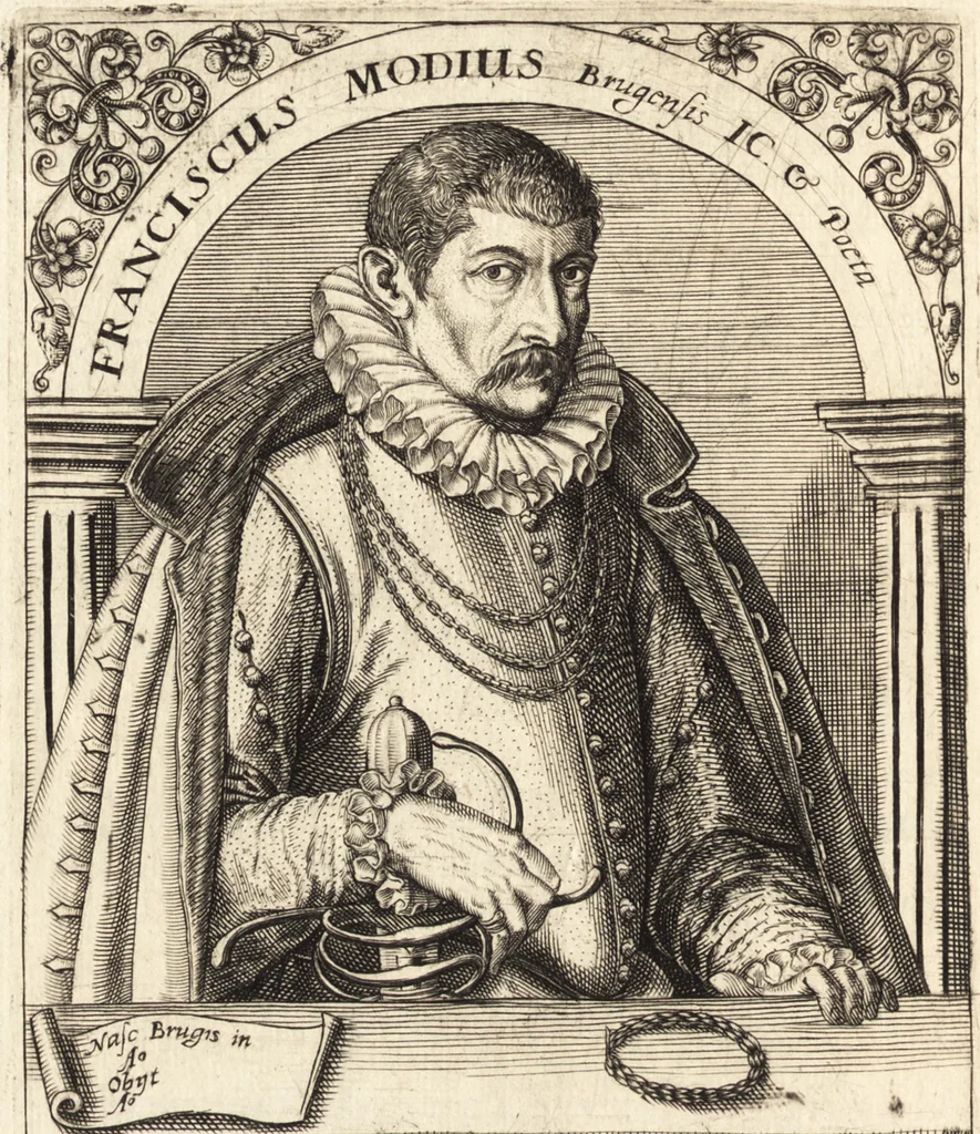 An illustration from Icones qvinqvaginta virorvm illustrium, doctrina & eruditione praestantium, 1597, leaf 365
