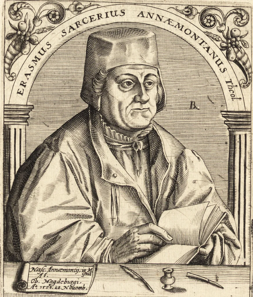 An illustration from Icones qvinqvaginta virorvm illustrium, doctrina & eruditione praestantium, 1597, leaf 447