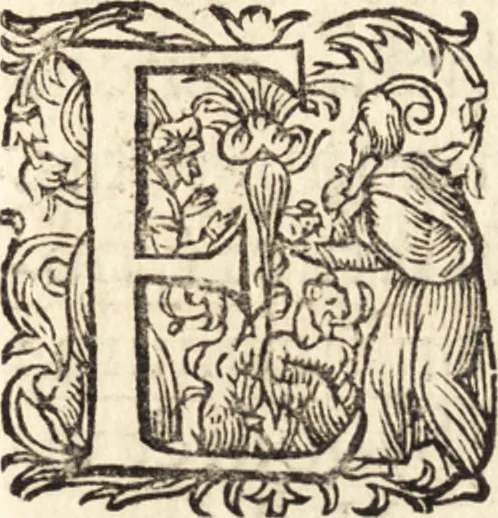 An illustration from Icones qvinqvaginta virorvm illustrium, doctrina & eruditione praestantium, 1597, leaf 448