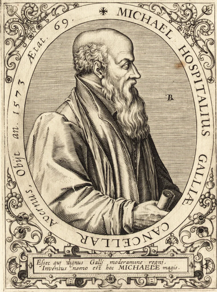 An illustration from Icones qvinqvaginta virorvm illustrium, doctrina & eruditione praestantium, 1597, leaf 51
