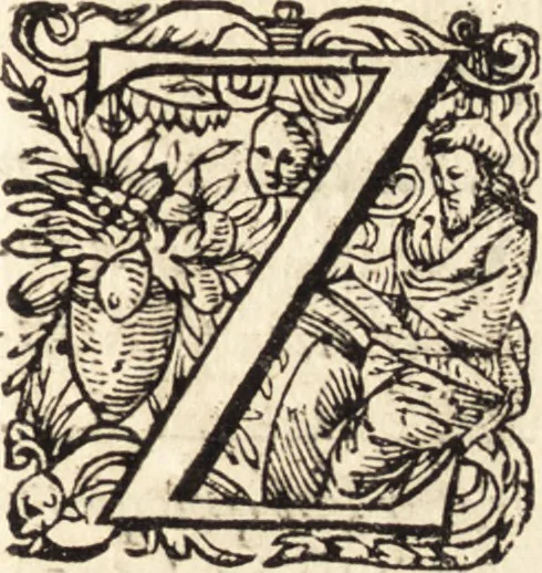An illustration from Icones qvinqvaginta virorvm illustrium, doctrina & eruditione praestantium, 1597, leaf 520