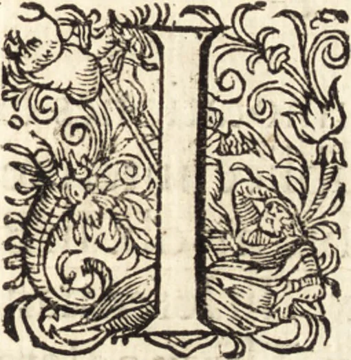 An illustration from Icones qvinqvaginta virorvm illustrium, doctrina & eruditione praestantium, 1597, leaf 552