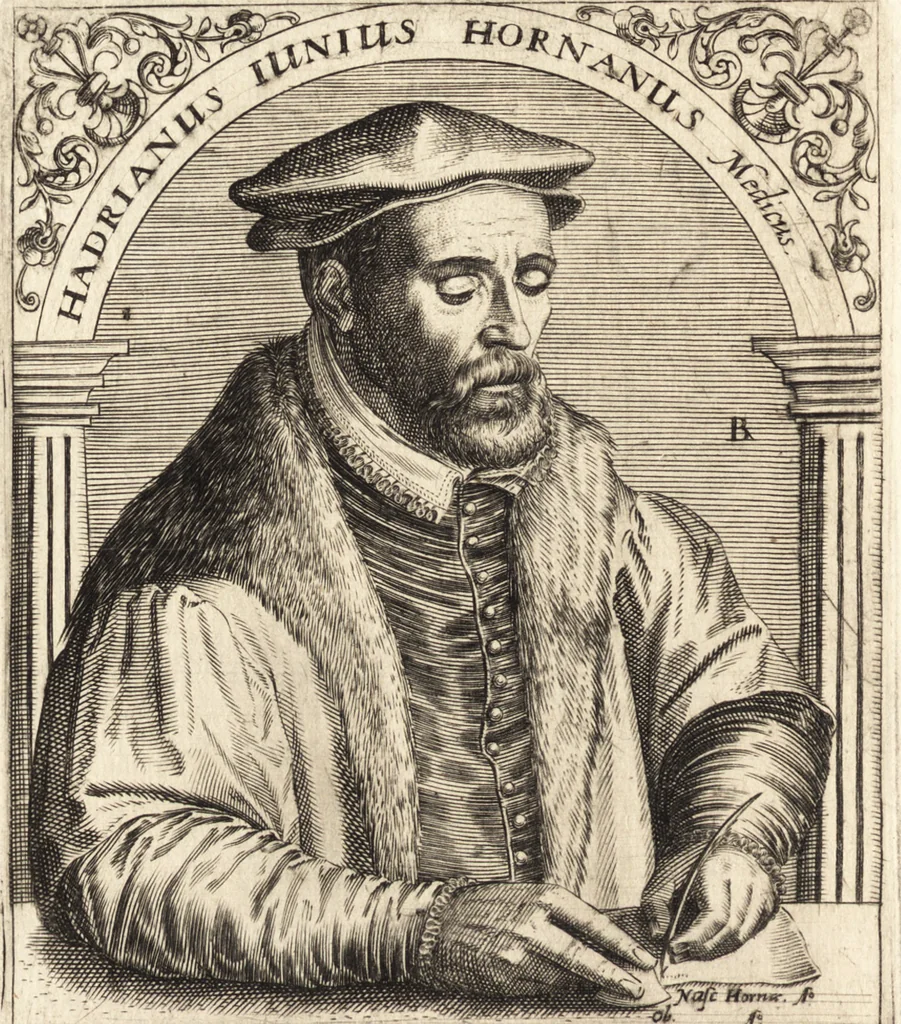 An illustration from Icones qvinqvaginta virorvm illustrium, doctrina & eruditione praestantium, 1597, leaf 633