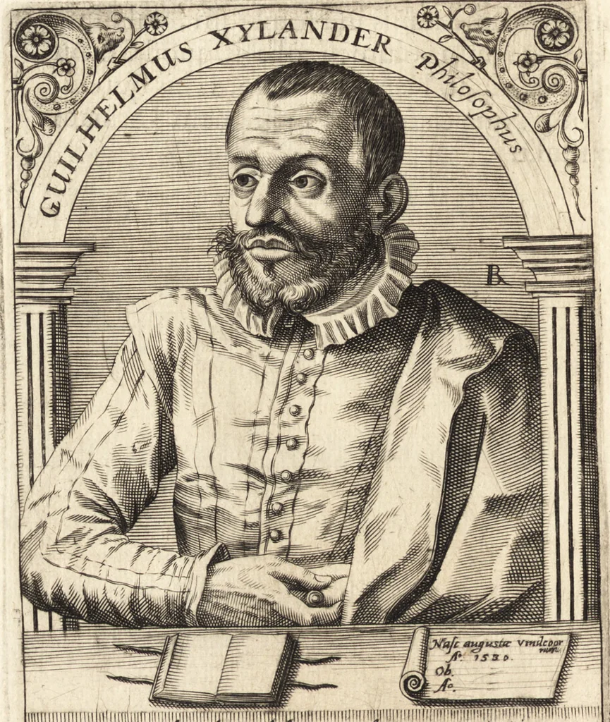 An illustration from Icones qvinqvaginta virorvm illustrium, doctrina & eruditione praestantium, 1597, leaf 637