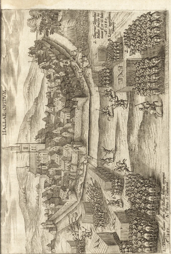 An illustration from I. LipsI Diva Virgo Hallensis : beneficia eius & miracvla fide atque ordine descripta, 1605, leaf 38