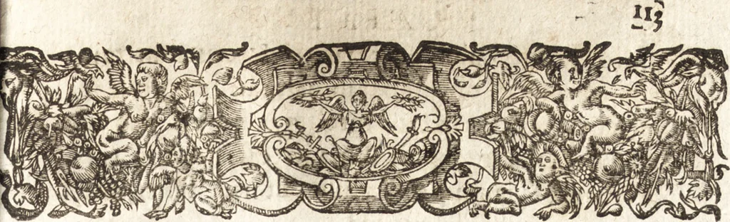 An illustration from Illustratio sacri patrimonii, seu, De bonis et possessionibus ecclesiarum : vbi agitur de veteris & nouae legis sacerdotum censibus, origine & fundatione oratoriorum, parochiarum, episcopatuum, monasteriorum, ecclesiae seruis, mancipijs, colonis, casatis, libertis, mansis, praedijs, decimis, oblationibus, primitijs iuribus episcoporum & sacerdotum, 1636, leaf 150