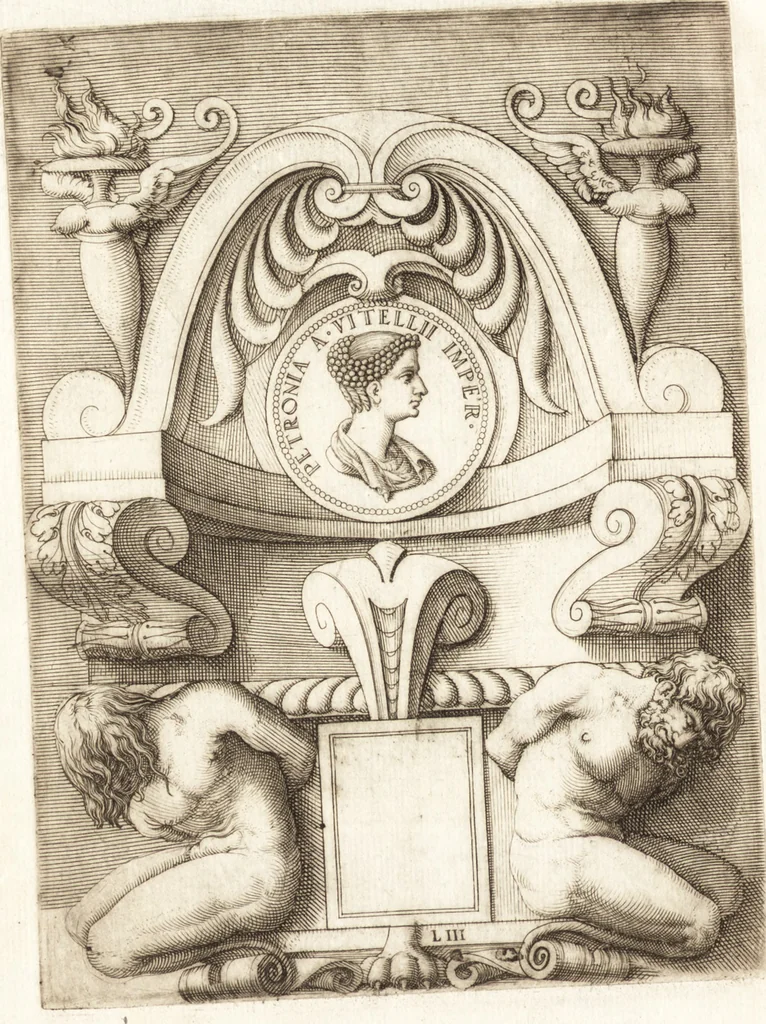 An illustration from Le imagini delle donne avgvste intagliate in istampa di rame : con le vite, et ispositioni di Enea Vico : sopra i riversi delle loro medaglie antiche, 1557, leaf 201