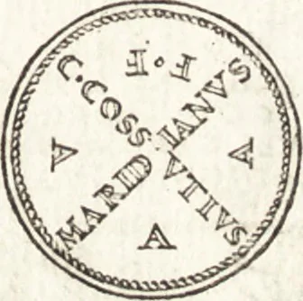 An illustration from Le imagini delle donne avgvste intagliate in istampa di rame : con le vite, et ispositioni di Enea Vico : sopra i riversi delle loro medaglie antiche, 1557, leaf 32