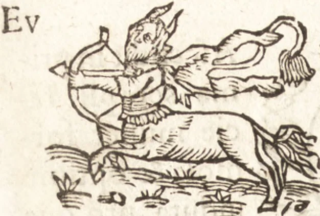 An illustration from Iordanvs Brvnvs nolanvs De vmbris idearvm : implicantibus artem quaerendi, inueniendi, iudicandi, ordinandi, & applicandi : ad internam scripturam, & non vulgares per memoriam operationes explicatis, 1582, leaf 191