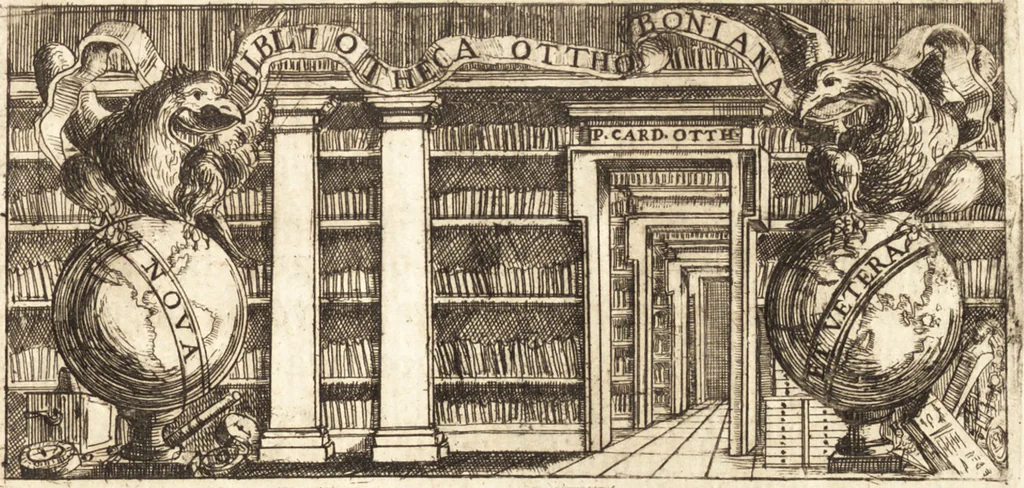 An illustration from La istoria universale : provata con monumenti, e figurata con simboli de gli antichi, 1697, leaf 12