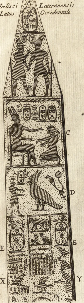 An illustration from La istoria universale : provata con monumenti, e figurata con simboli de gli antichi, 1697, leaf 135