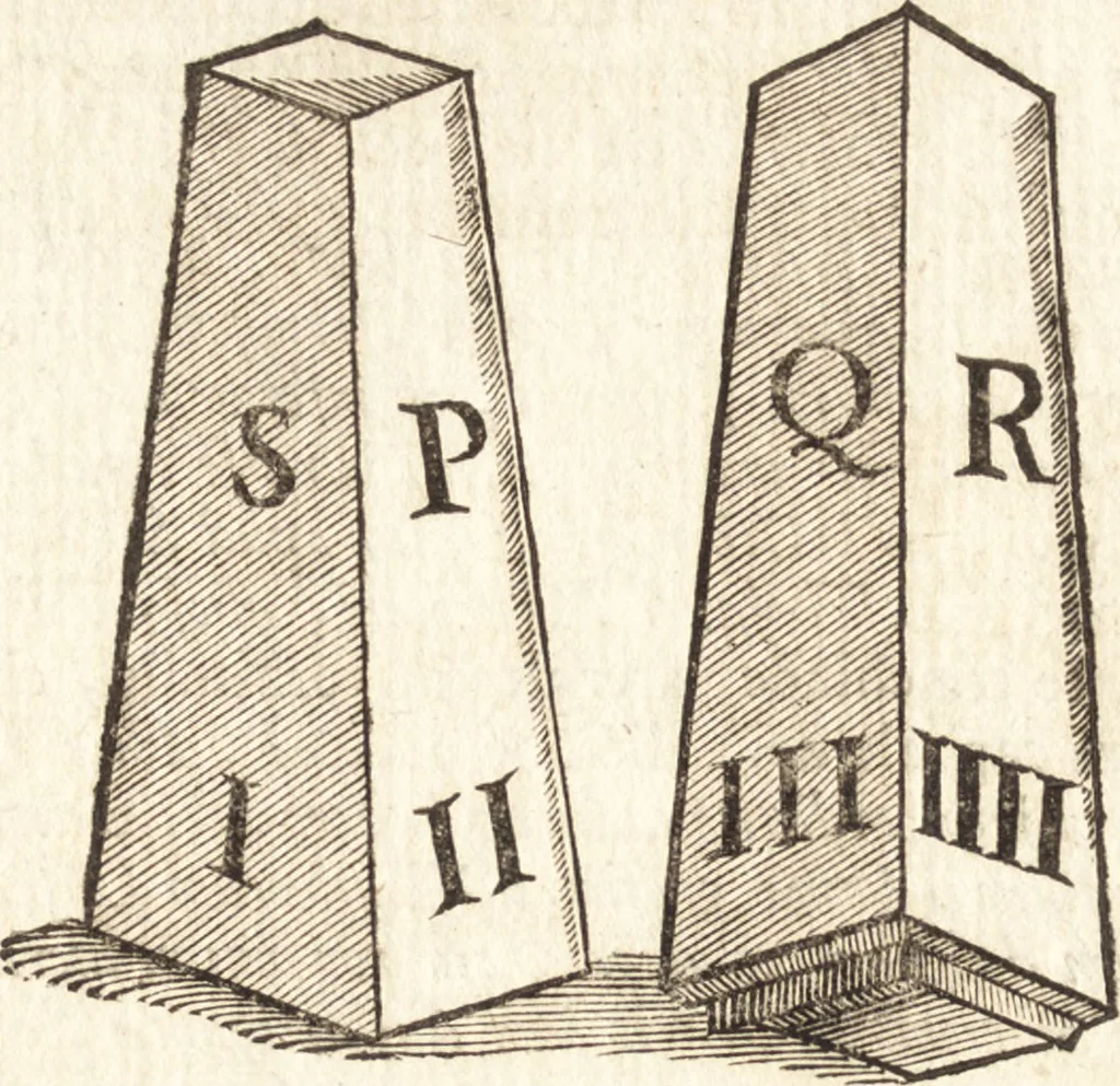 An illustration from La istoria universale : provata con monumenti, e figurata con simboli de gli antichi, 1697, leaf 140