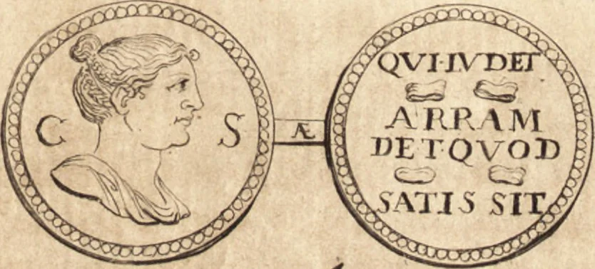An illustration from La istoria universale : provata con monumenti, e figurata con simboli de gli antichi, 1697, leaf 189