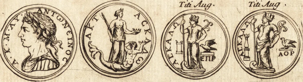 An illustration from La istoria universale : provata con monumenti, e figurata con simboli de gli antichi, 1697, leaf 291