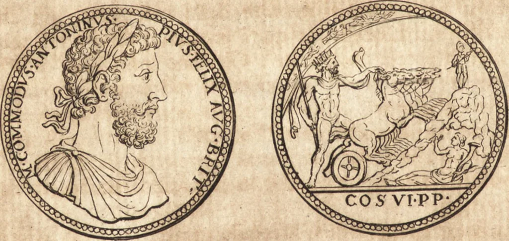 An illustration from La istoria universale : provata con monumenti, e figurata con simboli de gli antichi, 1697, leaf 373