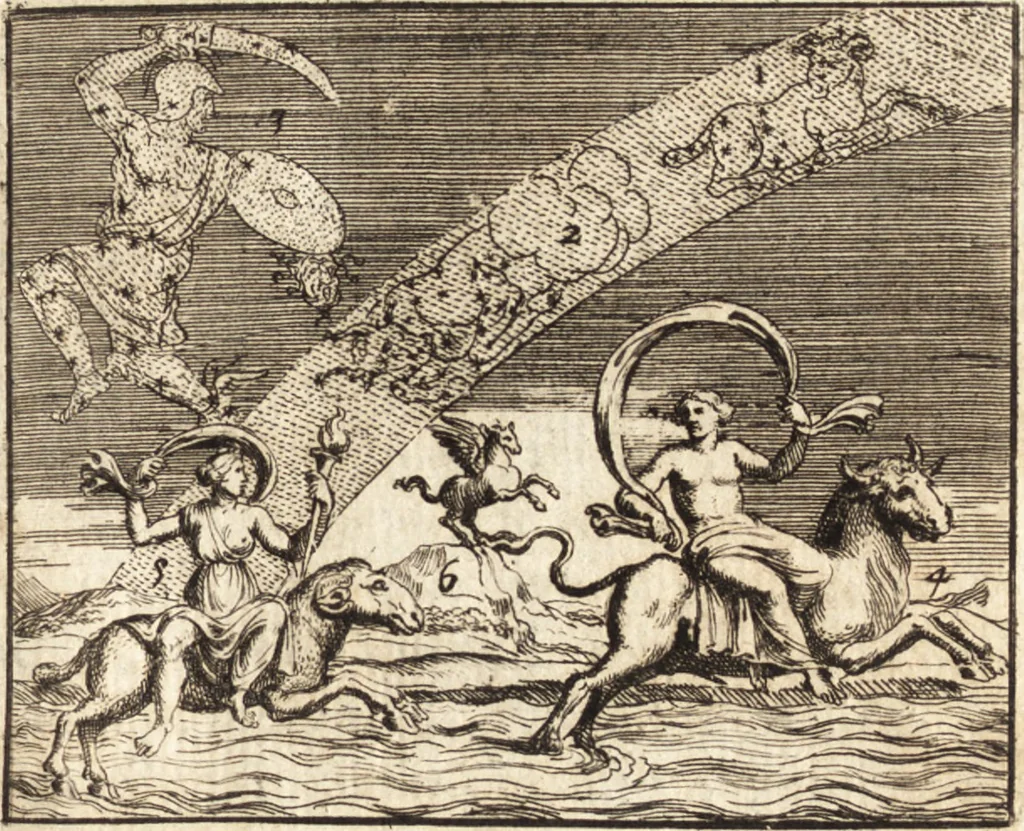 An illustration from La istoria universale : provata con monumenti, e figurata con simboli de gli antichi, 1697, leaf 382
